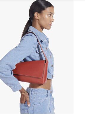 Acute Shoulder Bag STAUD - NEW - Scarlet